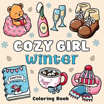 Cozy Winter Coloring Book: Hygge Inspired Designs — cover