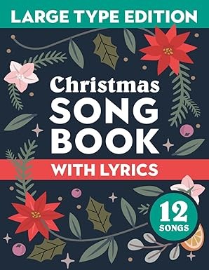 Christmas Songbook Large Print Holiday Music Lyrics Collection — cover