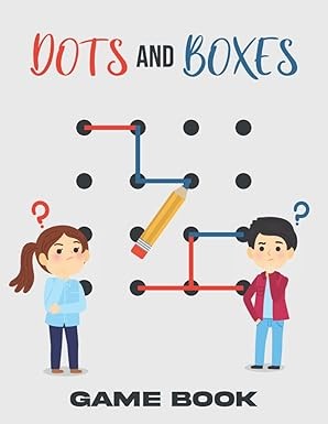 Children’s Games – Dots and Boxes Game Book by Elightenment Bookstore — cover
