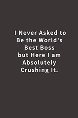the Worlds Best Boss — cover