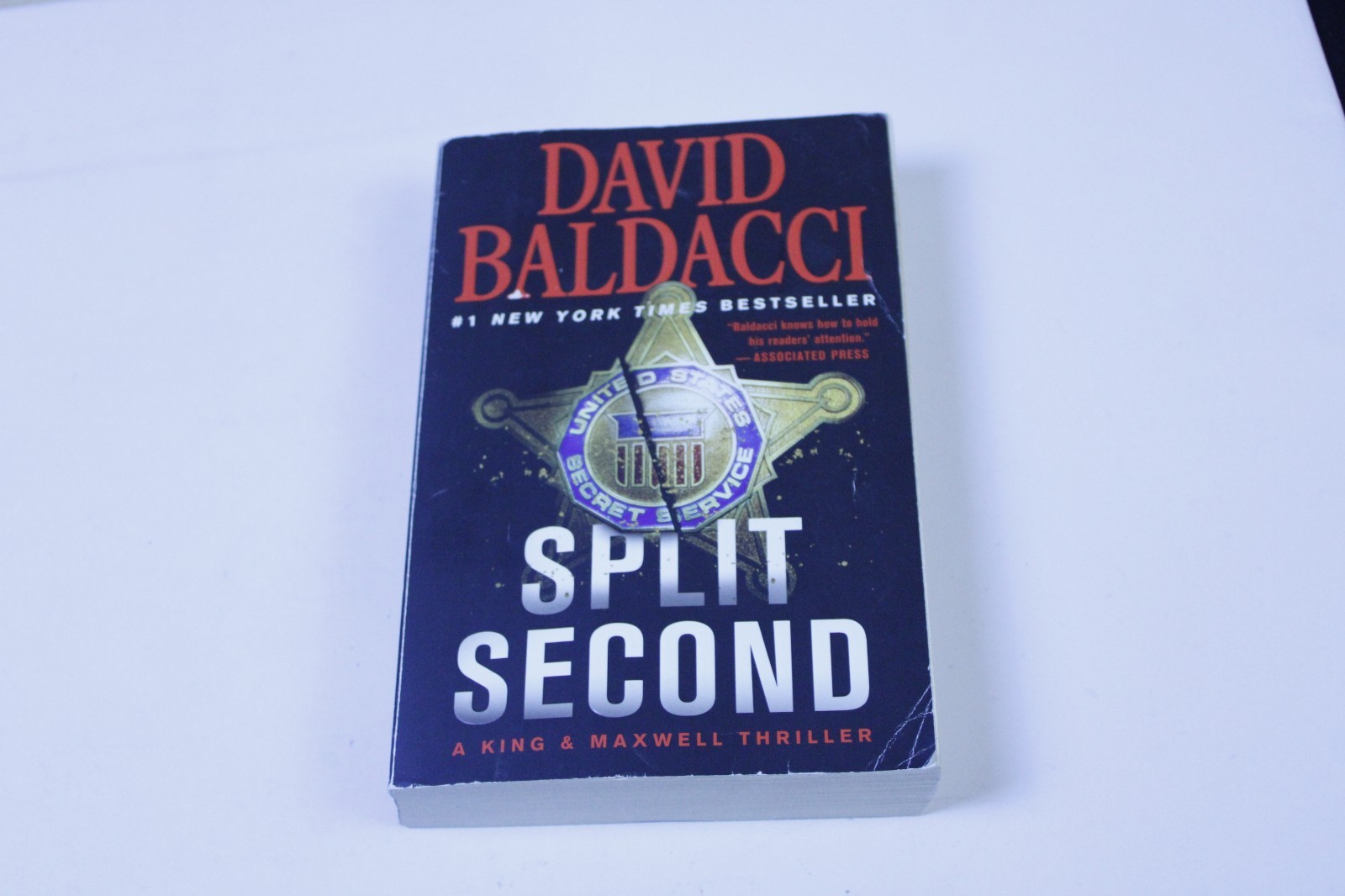 Split Second by David Baldacci Thriller Suspense Mystery Fiction Novel Best — cover