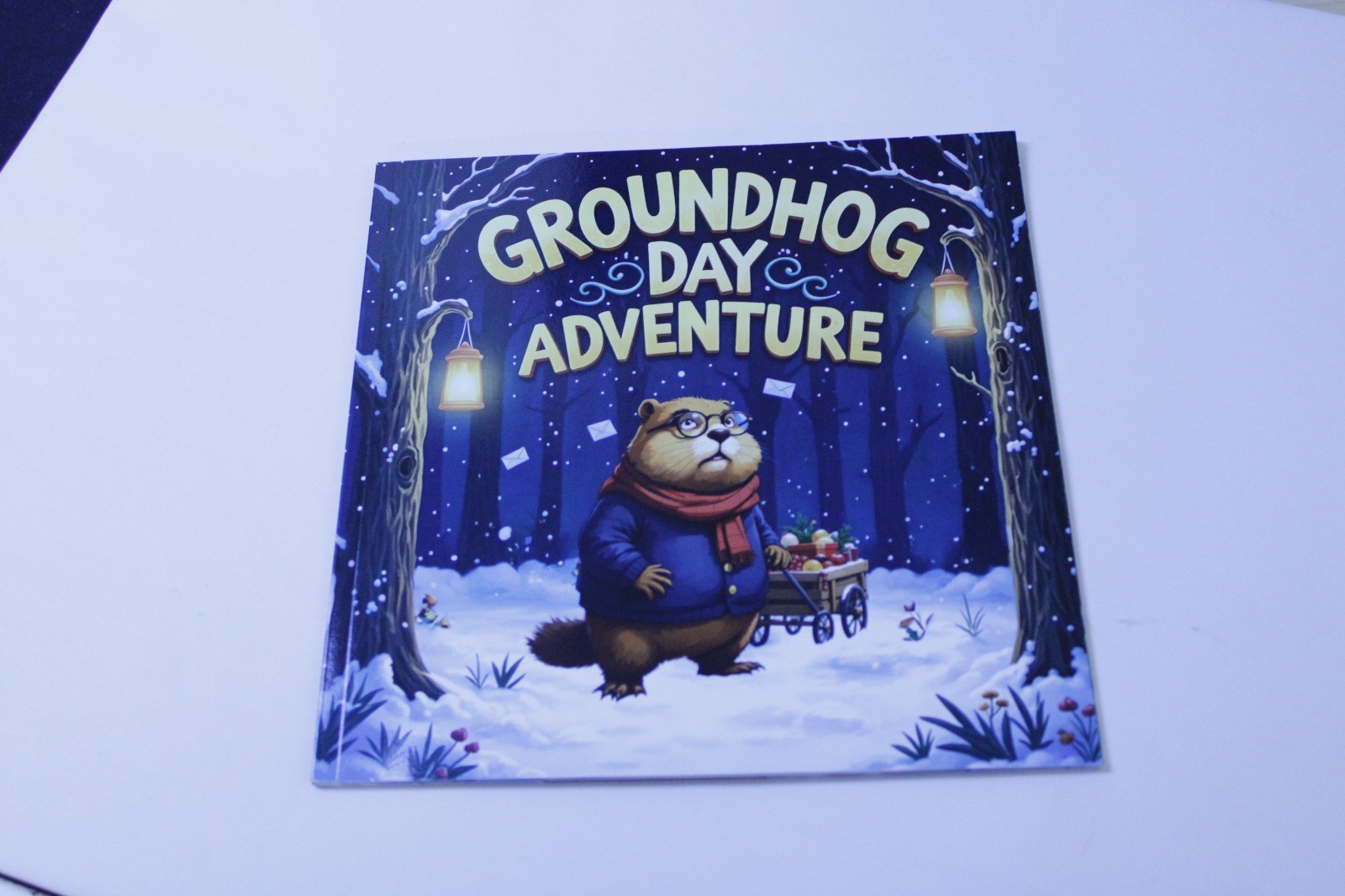 Groundhog Day Adventure Book by Justin Derames Story Of A Little Groundhog — cover
