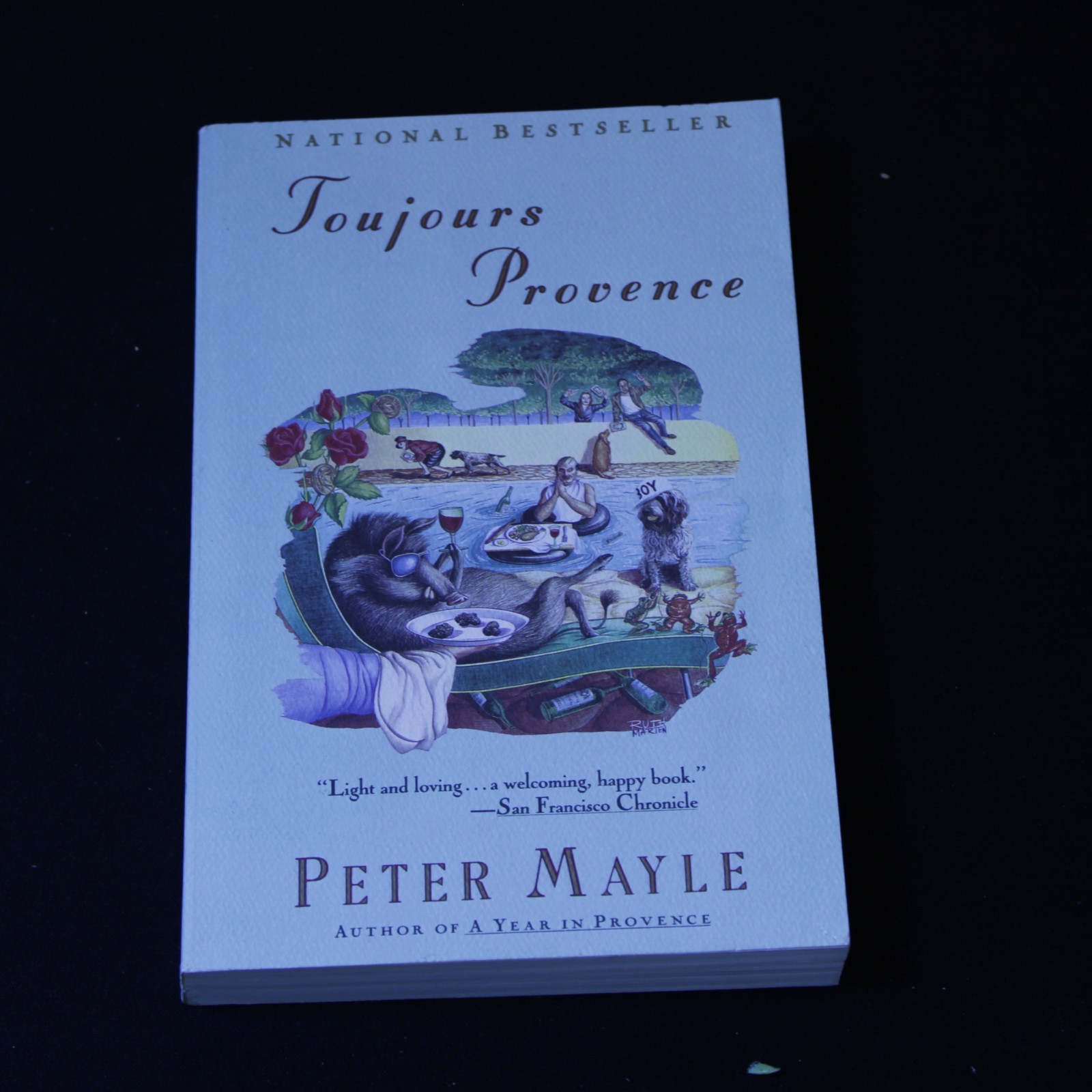 Toujours Provence by Peter Mayle Travel Memoir Story of Life in Southern France — cover