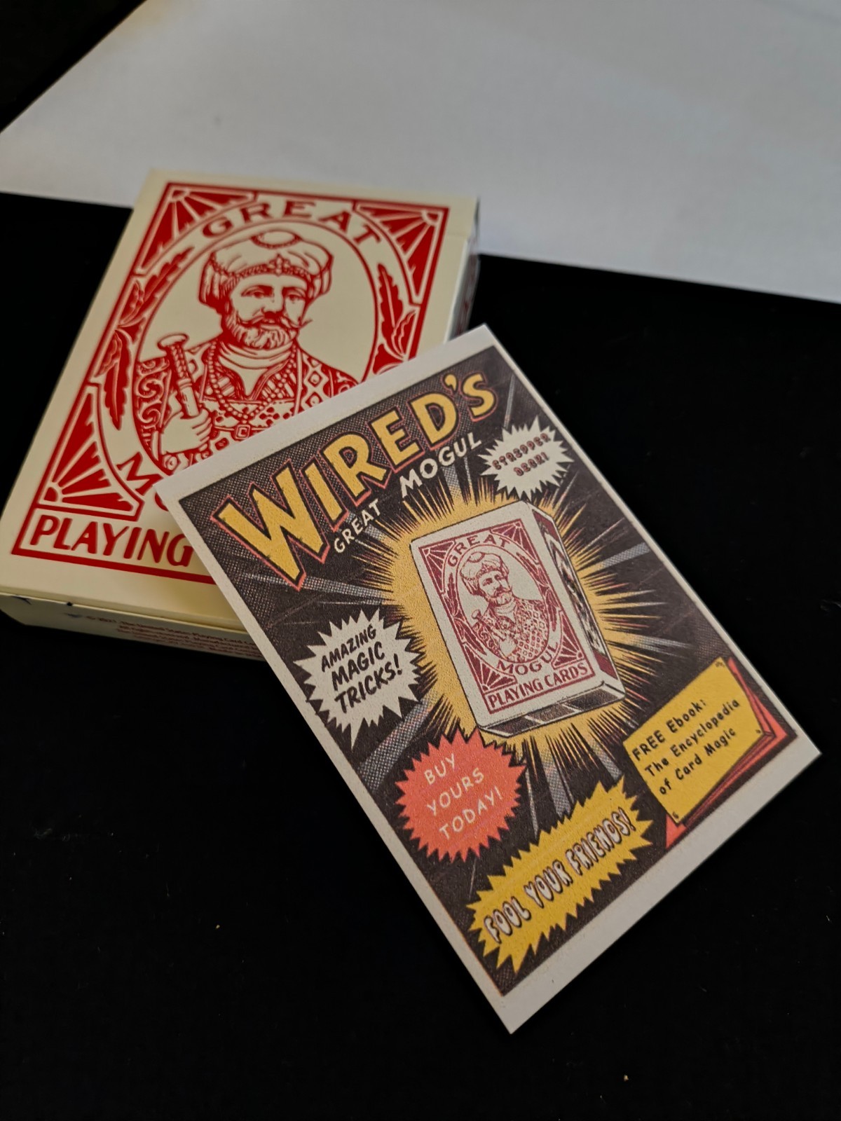 Pro Card Magic Grip Bicycle Deck book cover - available on eBay from Wiredwizard