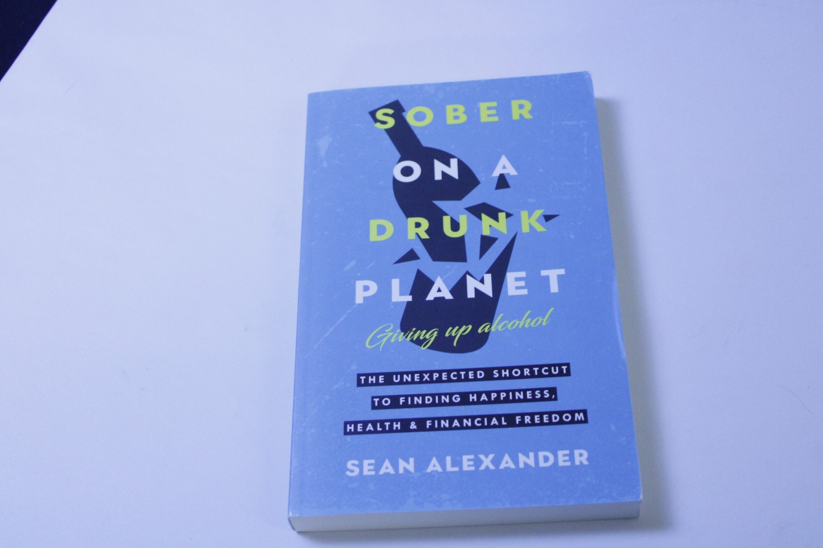 Sober On A Drunk Planet book cover - available on eBay from Wiredwizard