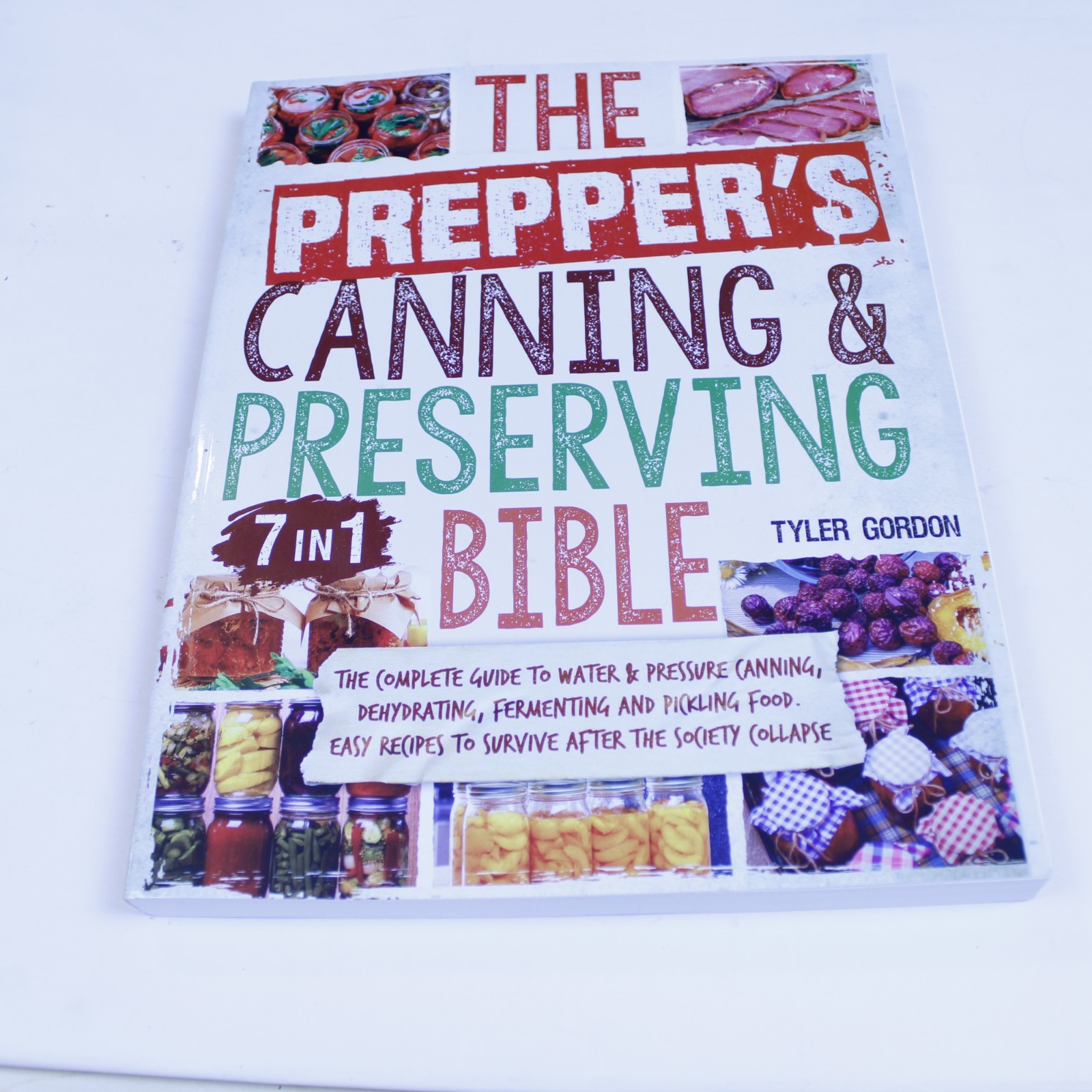 The Preppers Canning and Preserving Bible book cover - available on eBay from Wiredwizard