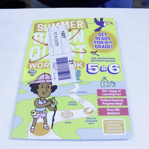 Educational Workbook Essential: Summer Brain Quest Between Grades 5 and 6 by Bridget Heos - Definitive Guide to Preventing Summer Slide and 6th Grade Prep